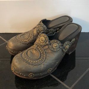 Isabella Fiore Studded Clogs
